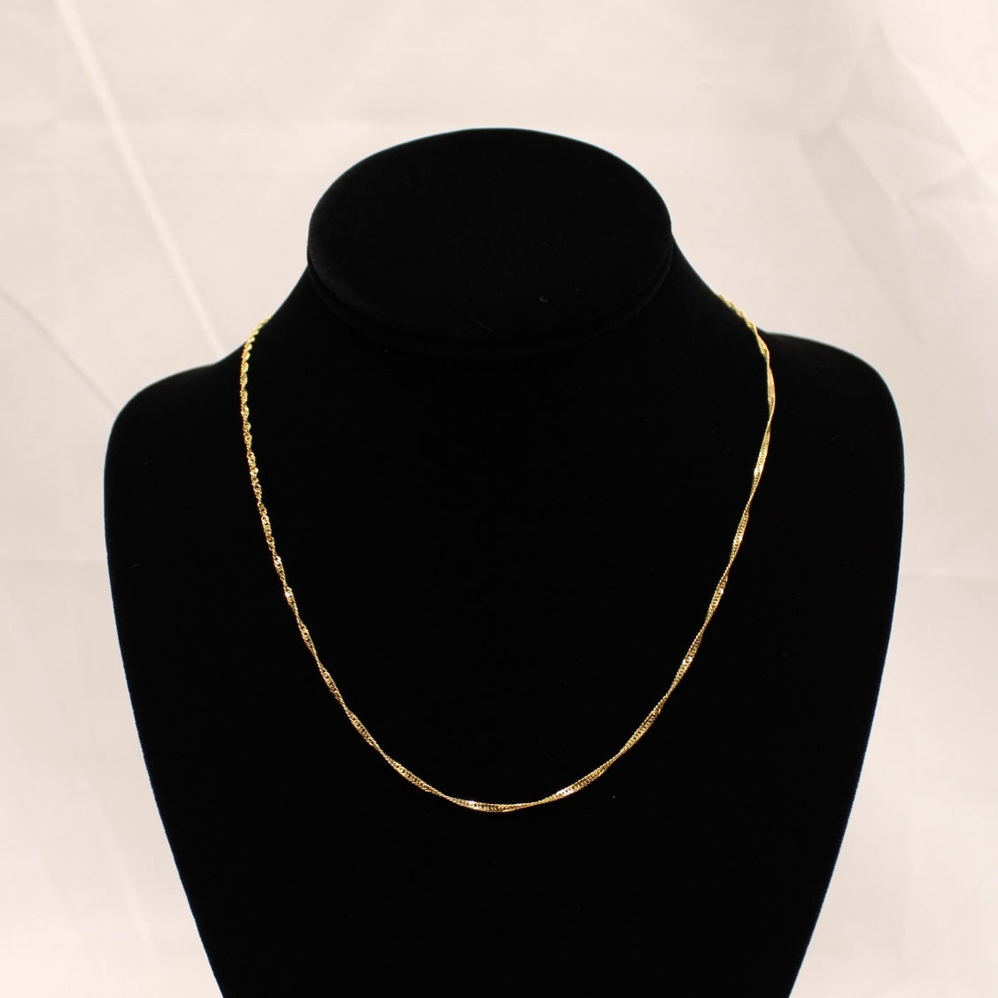 10K Singapore Chain 18 inch