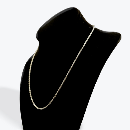 925 Silver Rope Chain - 18 inch