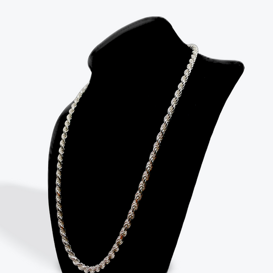 925 Silver Rope Chain - 22 inch
