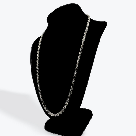 925 Silver Rope Chain - 24 inch