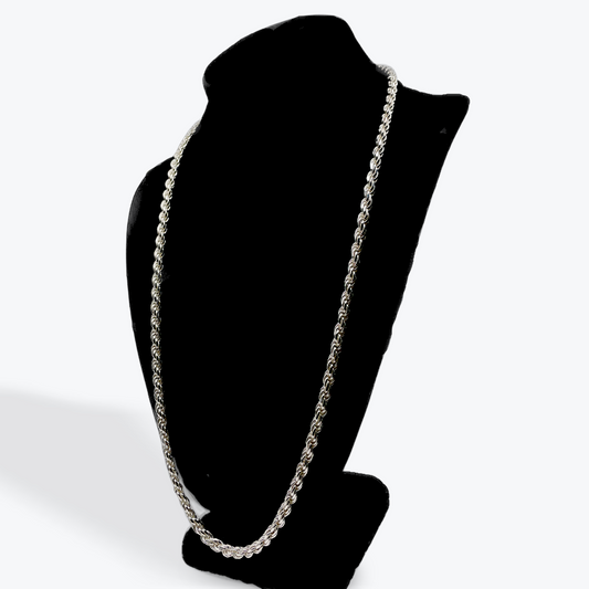 925 Silver Rope Chain - 26 inch