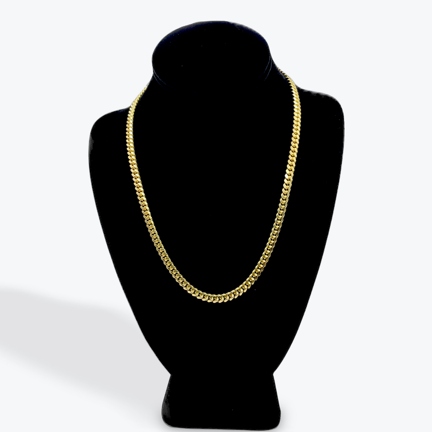 925 Silver Miami Cuban Chain Gold Plated - 20 inch