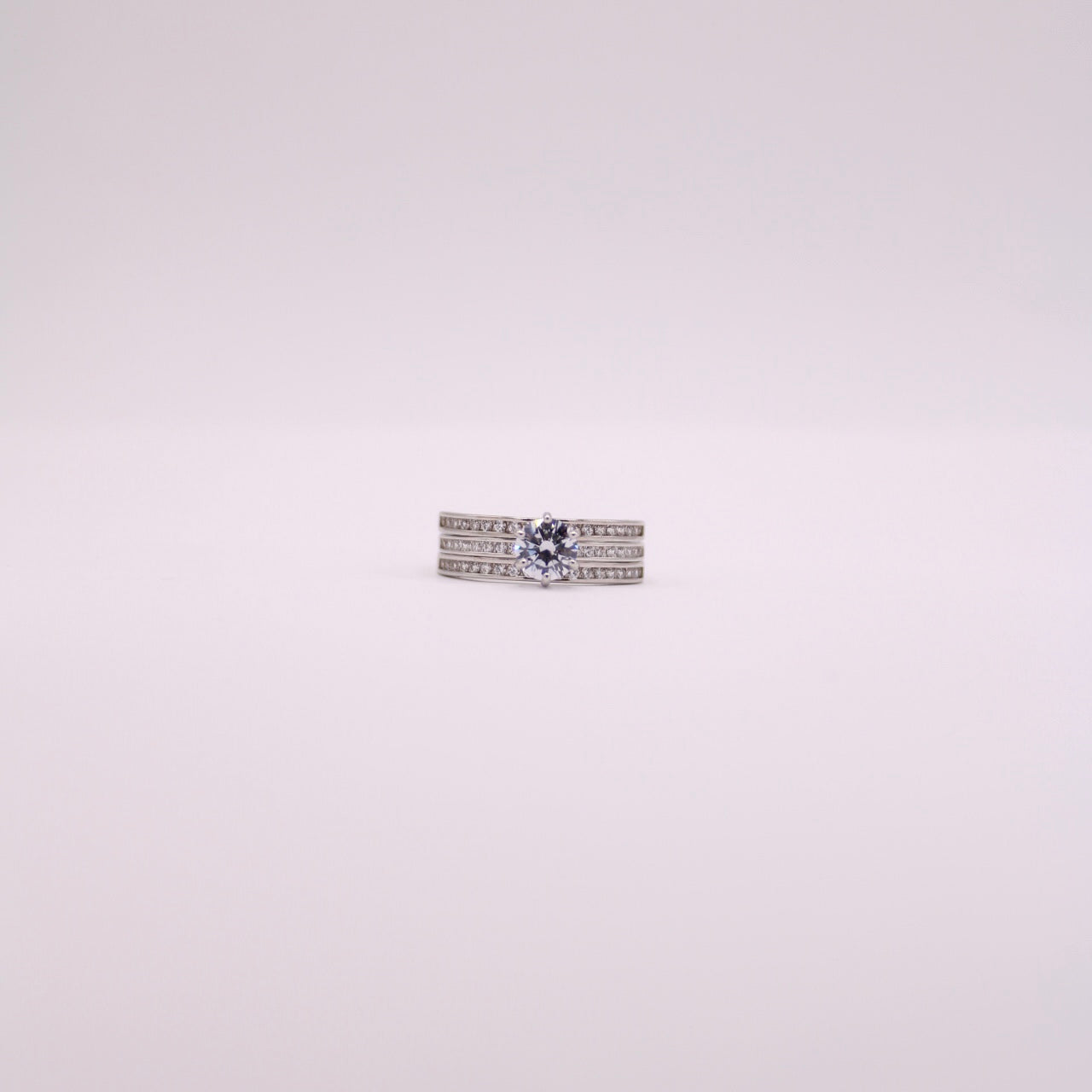 925 Multi-Layered Stone Ring