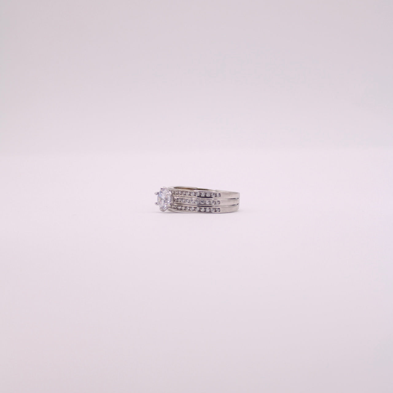 925 Multi-Layered Stone Ring