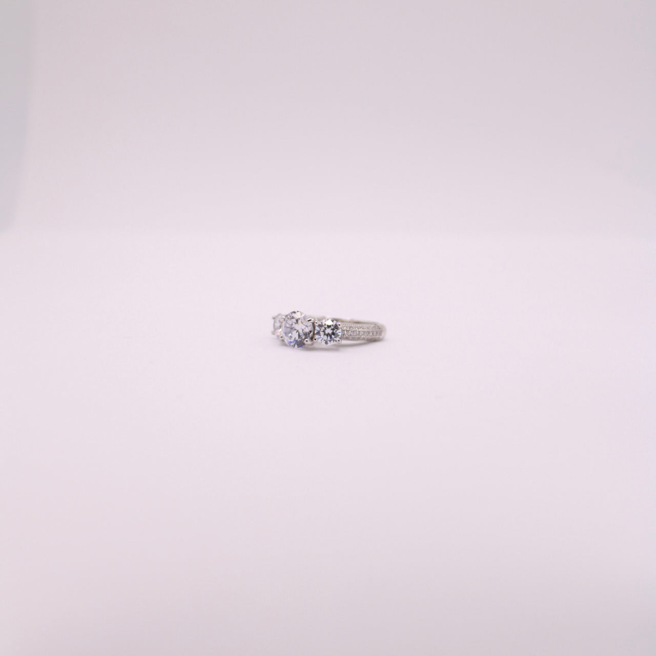925 Triple Stone Ring