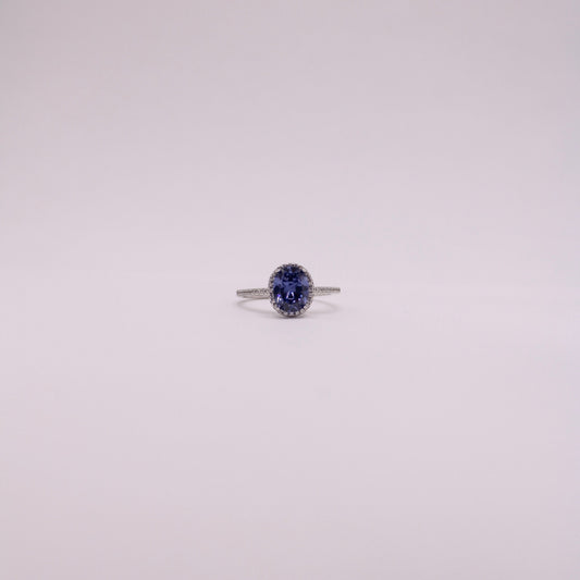 925 Pastel Blue Ring