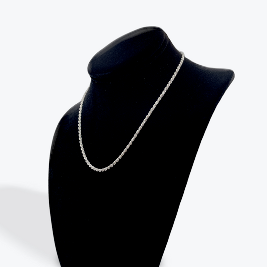 925 Silver Rope Chain - 16 inches