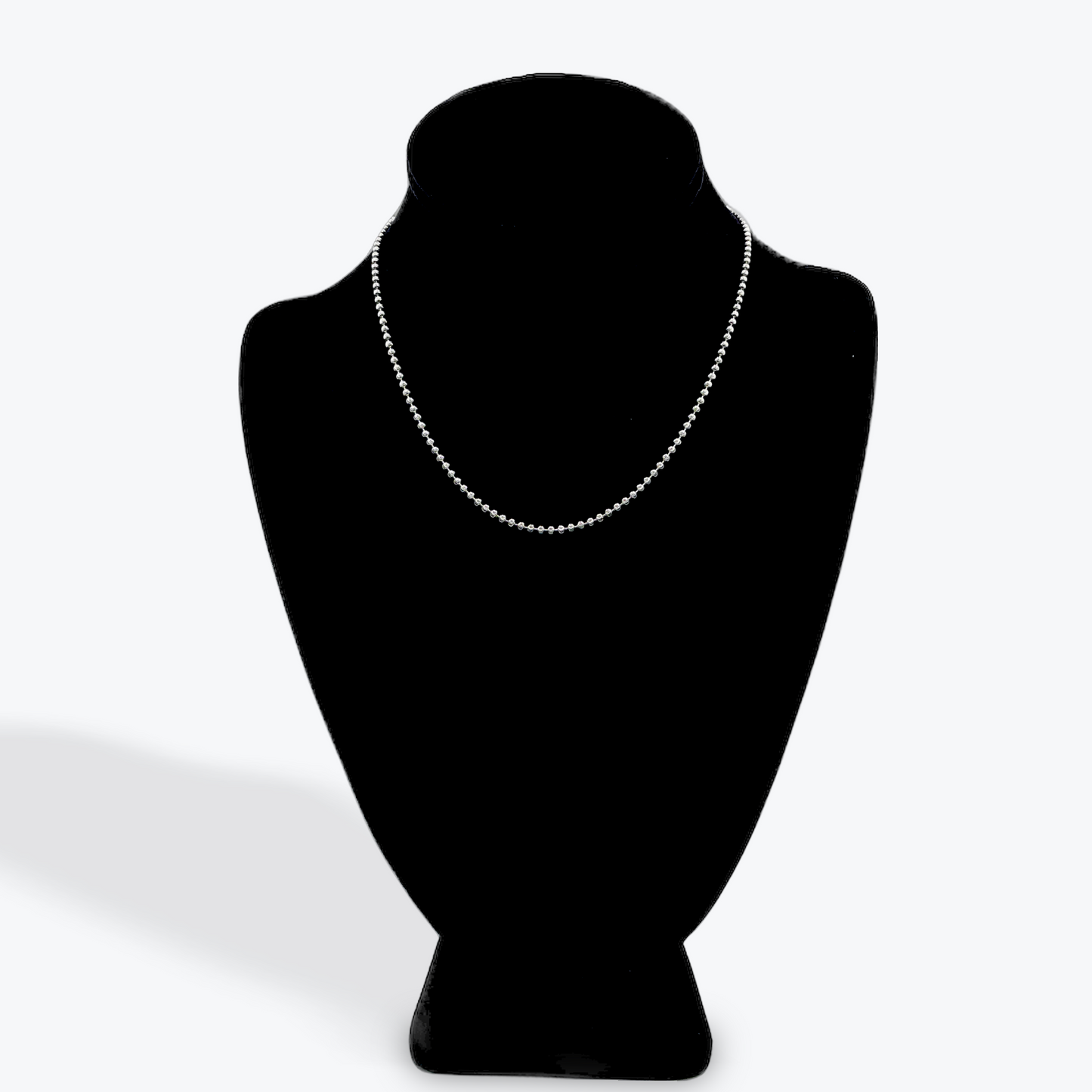 925 Silver Moon Cut Chain - 16 inch