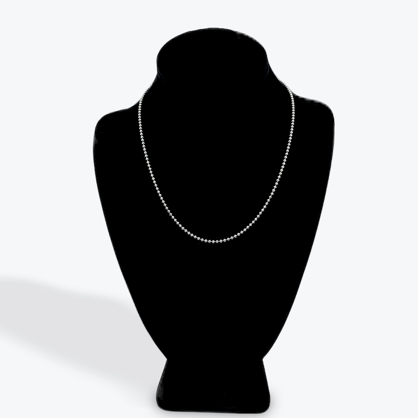 925 Silver Moon Cut Chain - 18 inches