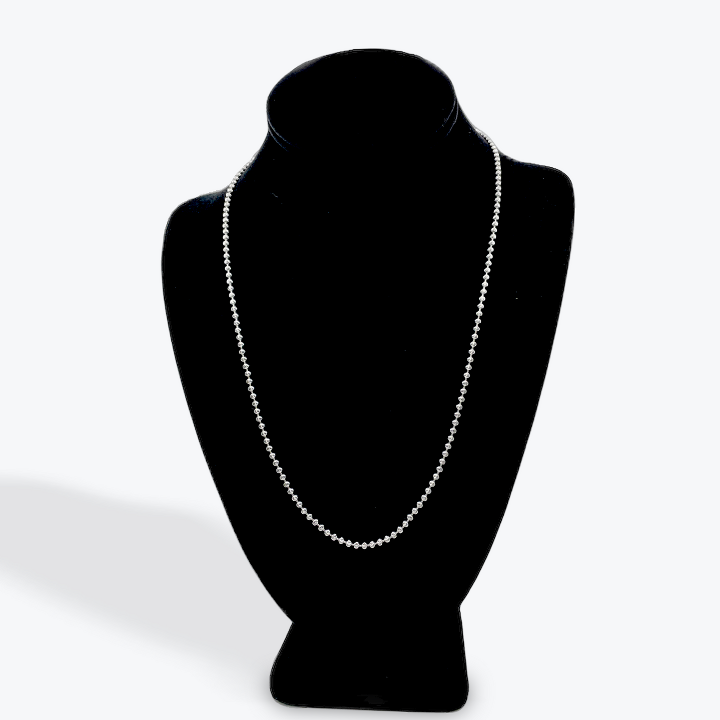 925 Silver Moon Cut Chain - 22 inch