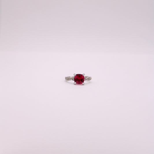 925 Ruby Red Ring