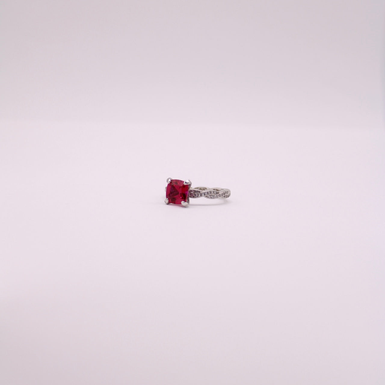 925 Ruby Red Ring