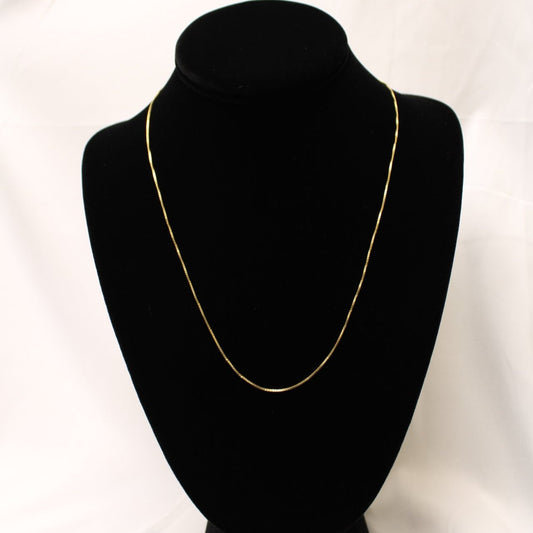 10K Box Chain 20 inch
