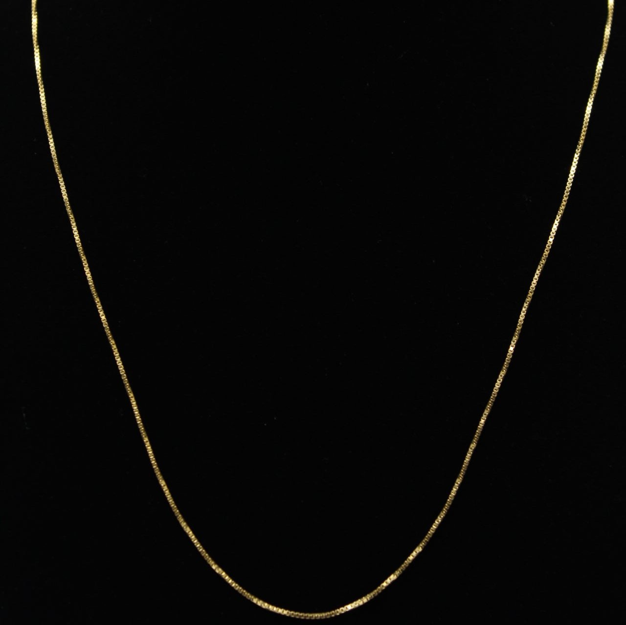 10K Box Chain 20 inch