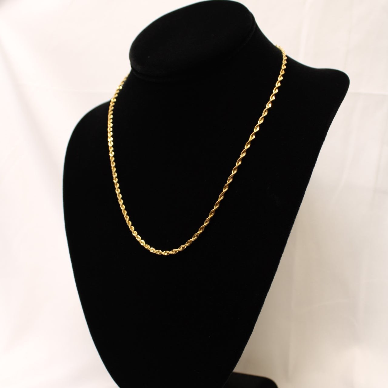 10K Rope Chain 20 inch