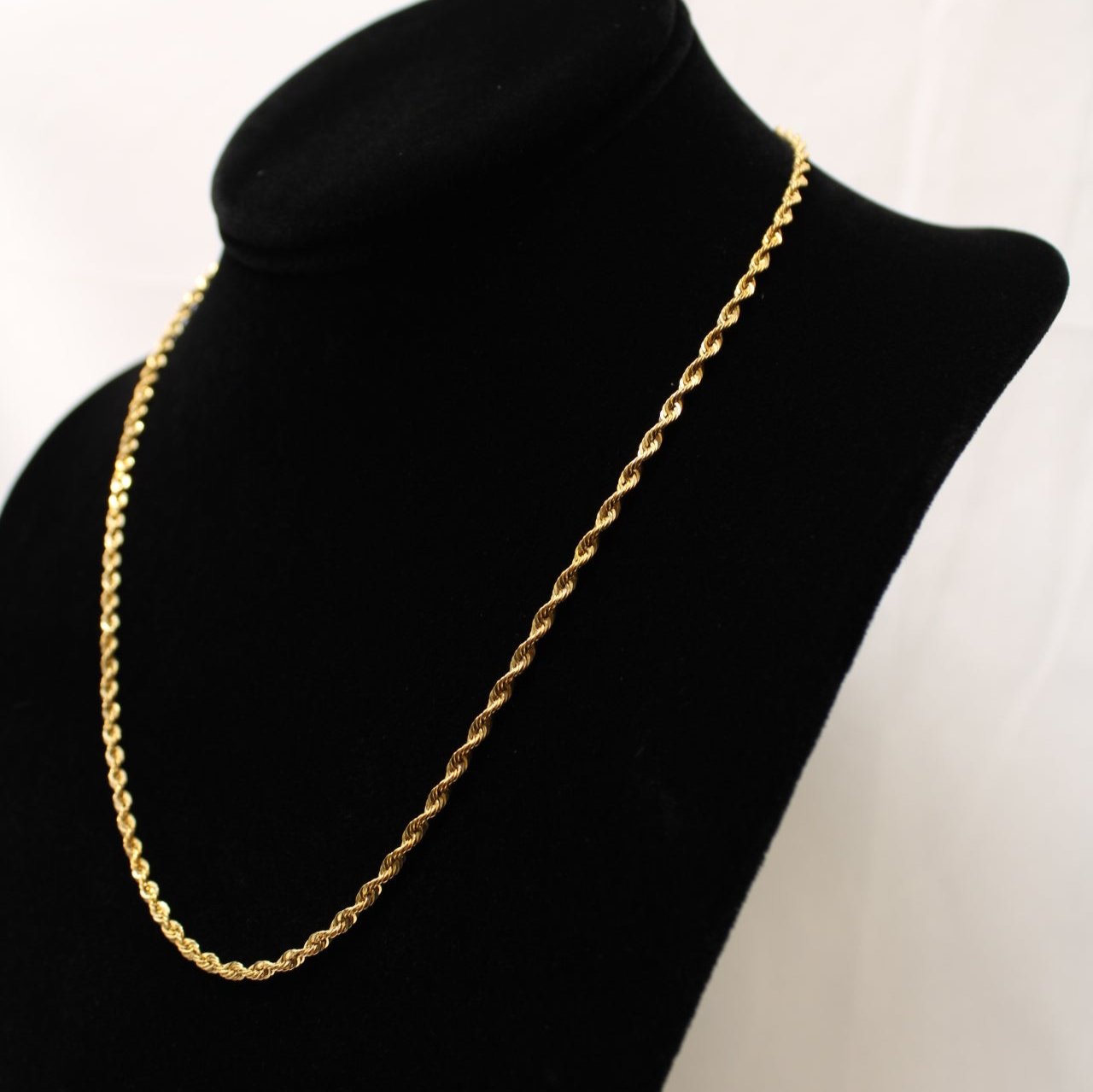 10K Rope Chain 20 inch