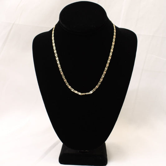 10K Tri-Color Star Valentino Chain 24 inch