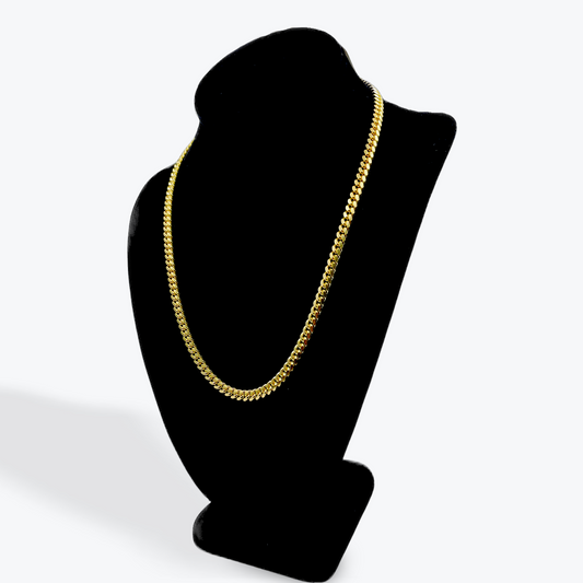 925 Silver Miami Cuban Chain Gold Plated - 20 inch