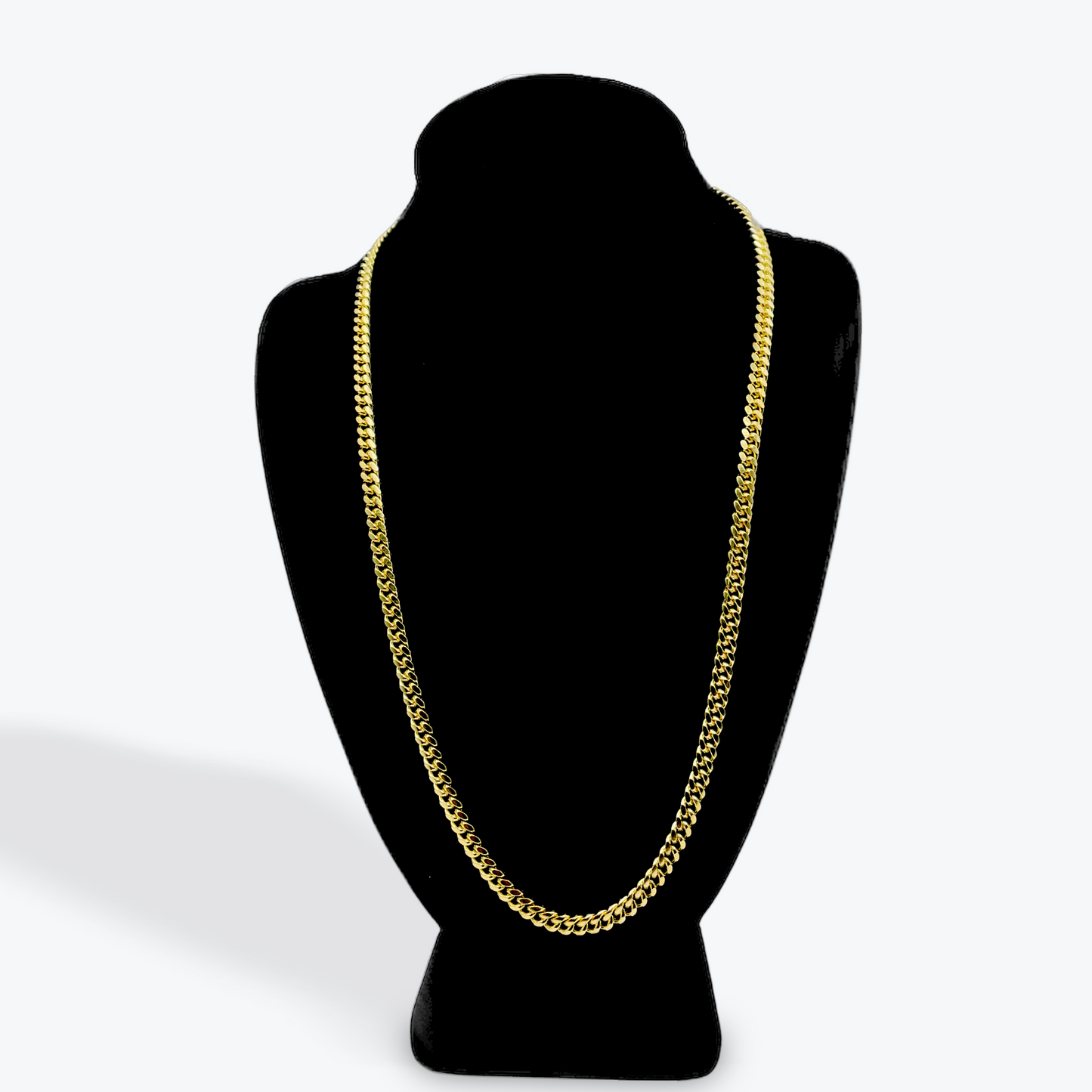 925 Silver Miami Cuban Chain Gold Plated - 24 inch