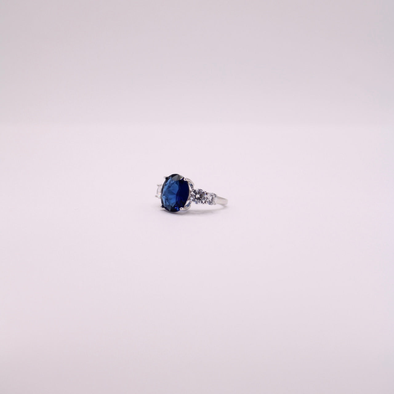 925 Midnight Blue Ring